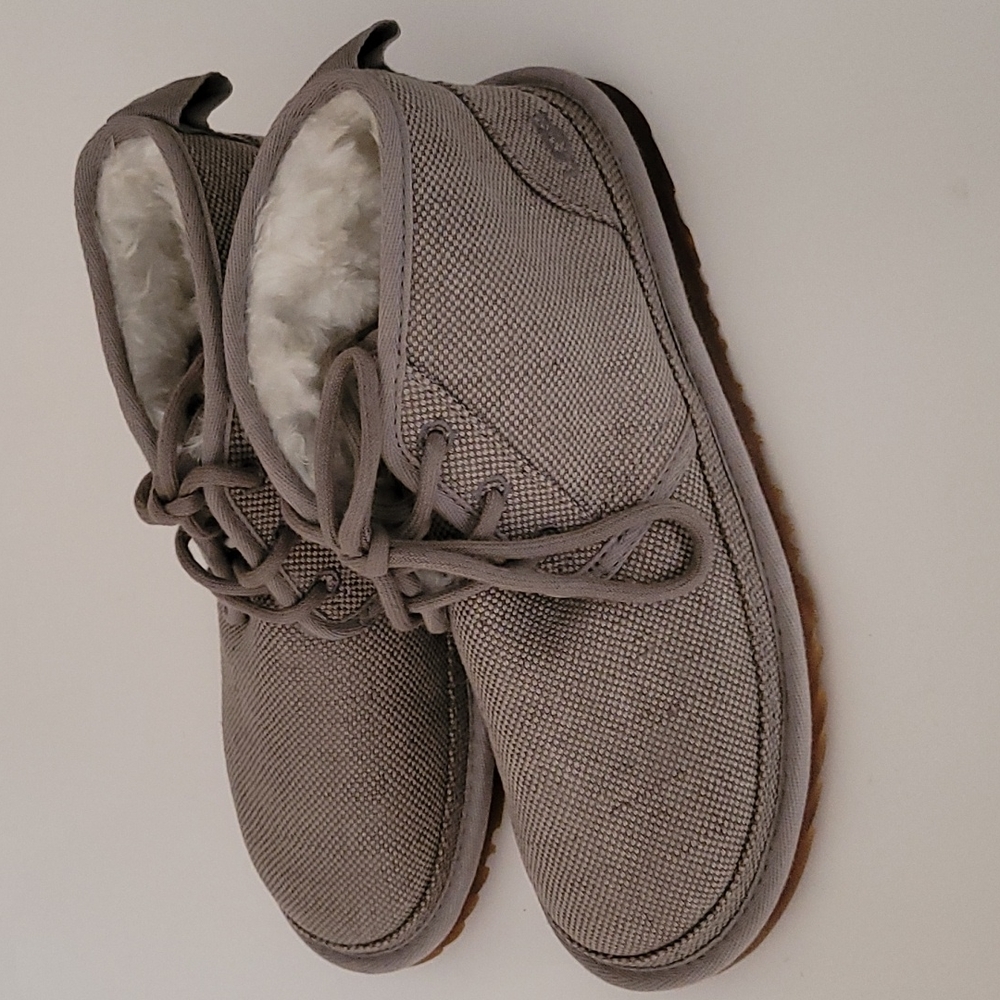UGG NEUMEL Tencel Gray Ankle Booties - Picture 7 of 16